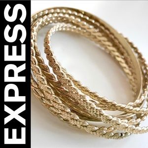 EXPRESS Gold Bangle Bracelets